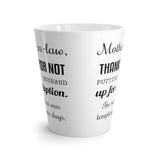 Mother In Law Funny Latte mug