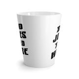 Dad Jokes Told Here Latte Coffee Mug