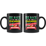 Funny Film Maker Christmas Gift Black Coffee Mug