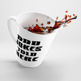 Dad Jokes Told Here Latte Coffee Mug