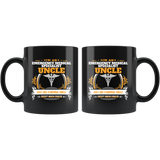 Emergency Medical Specialist Uncle Black Coffee Mug Gift
