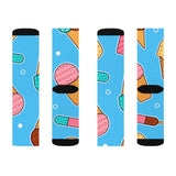Ice Cream Sublimation Socks