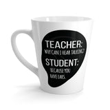 Teacher And Student Latte mug