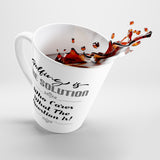 Golfing Is The Solution. Who Cares What The Question Is! Latte Coffee Mug