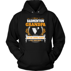 Badminton grandpa hoodie