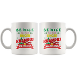 Be Nice To The Singer Krampus Is Watching Funny Xmas