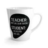 Teacher And Student Latte mug