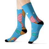 Ice Cream Sublimation Socks