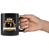 CFO Uncle Black Coffee Mug Gift
