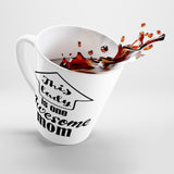 This Lady Is One Awesome Mom Latte mug 12 Oz