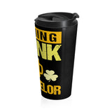 Warning Drunk Counselor Stainless Steel Travel Mug