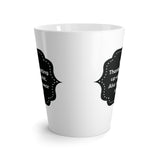 Mom, Thanks For Putting Up With My Things. Also, Sorry I Swear So Much. Funny Latte mug 12 Oz