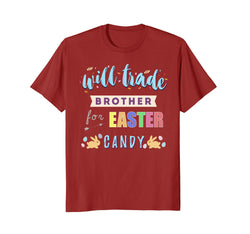 Cute Kids Will Trade Brother For Easter Candy Graphic Tee