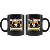 Film Maker Uncle Black Coffee Mug Gift
