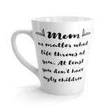 I Love Mom Latte mug 12 Oz