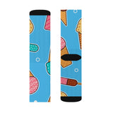 Ice Cream Sublimation Socks