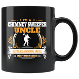 Chimney Sweeper Uncle Black Coffee Mug Gift