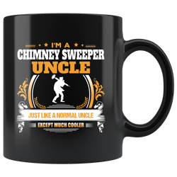 Chimney Sweeper Uncle Black Coffee Mug Gift