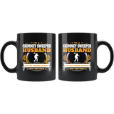 Chimney Sweeper Husband Black Coffee Mug Gift