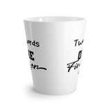 Two Words One Finger - Coffee Mug - Latte Coffee Mug