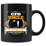 CFO Uncle Black Coffee Mug Gift