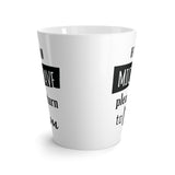 If Found In Microwave Please Return To Mom Latte mug 12 Oz