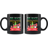 Funny Emergency Medical Specialist Christmas Gift Black Coffee Mug