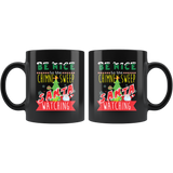 Funny Chimney Sweeper Christmas Gift Black Coffee Mug