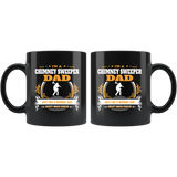 Chimney Sweeper Dad Black Coffee Mug Gift