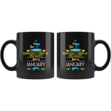 Best Emergency Medical Specialists are Born in January Gift Idea Black Coffee Mug