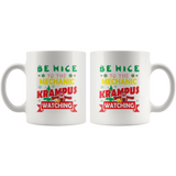 Be Nice To The Mechanic Krampus Is Watching Funny Xmas
