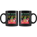 Funny Land Surveyor Christmas Gift Black Coffee Mug