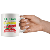 Be Nice To The Chaperone Krampus Is Watching Funny Xmas