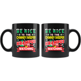 Funny Chimney Sweeper Christmas Gift Black Coffee Mug