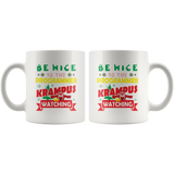 Be Nice To The Programmer Krampus Is Watching Funny Xmas