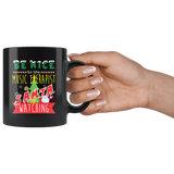 Funny Music Therapist Christmas Gift Black Coffee Mug