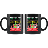 Funny Safety Manager Christmas Gift Black Coffee Mug