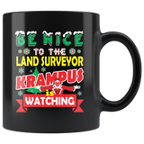 Funny Land Surveyor Christmas Gift Black Coffee Mug